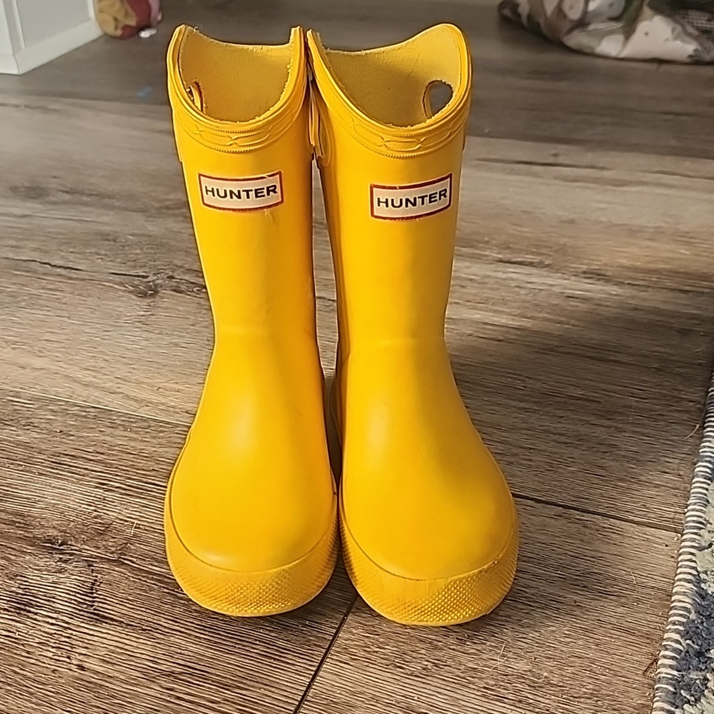 Toddler hunter rubber boots size 7